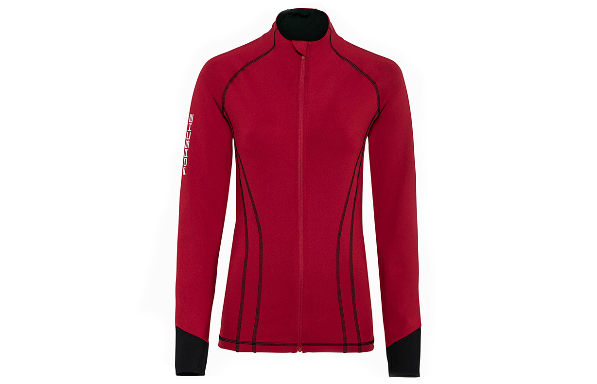 Red 2025 workout jacket